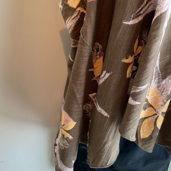 Free People Floral Camisole in Olive and Yellow - Picture 9 of 9